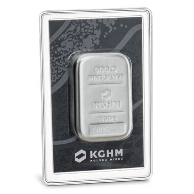 Silver bar from KGHM