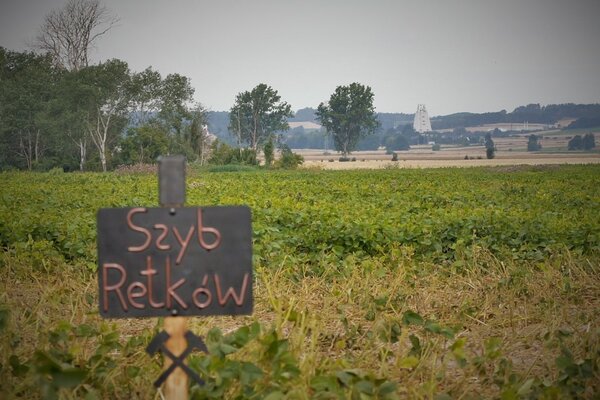 Miejsce głębienia szybu Retków