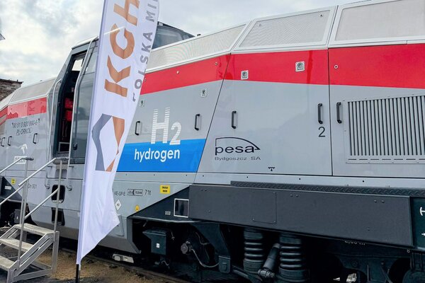 Lokomotywa SM42-6Dn Hydrogen na testach w POL-MIEDŹ TRANS (1)