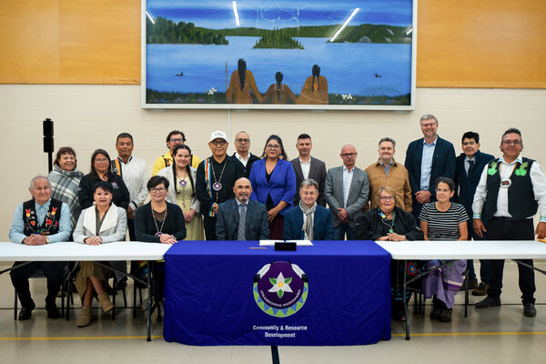 Atikameksheng Anishnawbek and KGHM International sign Impact and Benefit Agreement