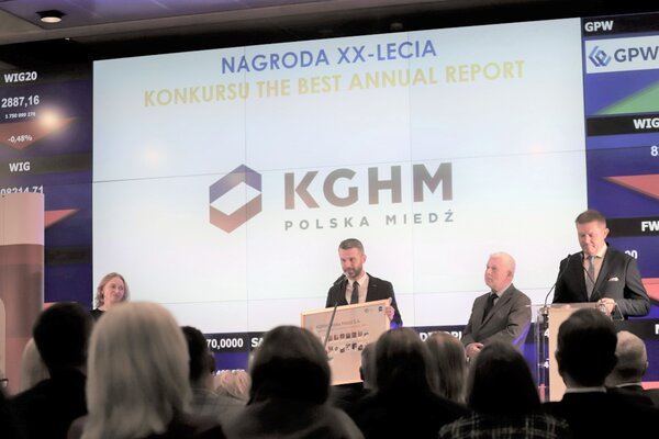 KGHM Polska Miedź SA ponownie z nagrodą „The Best of The Best”