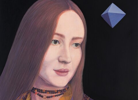 ELECTIO, 2025 Maria Lorek olej na desce  30 x 21 cm, mat  ToTuart