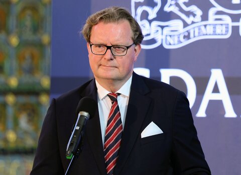 Andre Esperling z Bractw Ław Gdańskiego Dworu Artusa w Lubece