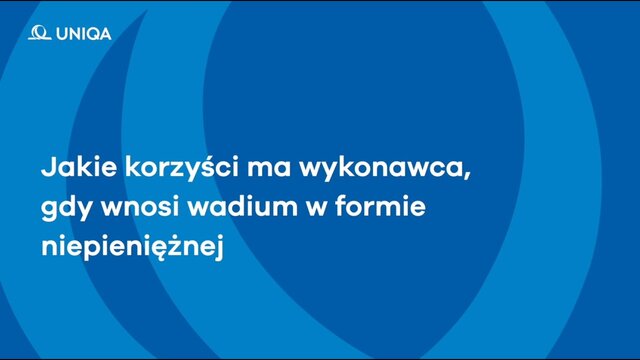 Zamówienia publiczne to ważny element funkcjonowania gospodarki, a istotną rolę w procedurze przetargowej odgrywa wadium. Zamawiający może wymagać wadium, ale to wykonawca decyduje, w jakiej formie je wniesie. Ekspertka UNIQA omawia rodzaje wadium, m.in. gwarancje wadialne i ich cechy z punktu widzenia wykonawcy.  

Więcej na: https://www.uniqa.pl/firmy-i-pracownicy/gwarancje/gwarancje-kontraktowe/