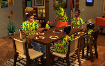 Darmowa aktualizacja w The Sims 4 - kolorowe ubrania i dekoracje inspirowane kulturą Afryki Zachodniej