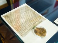 Pokaz odzyskanych dokumentów pergaminowych z XIII-XV w.  ze zbiorów Archiwum Głównego Akt Dawnych w Warszawie