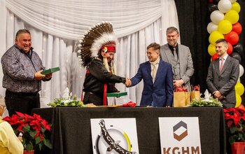 Grupa Ludności Rdzennej Sagamok Anishnawbek i KGHM INTERNATIONAL LTD. zawarły porozumienie dotyczące kanadyjskiej kopalni Victoria