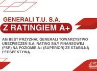 Generali T.U. S.A. z ratingiem A+