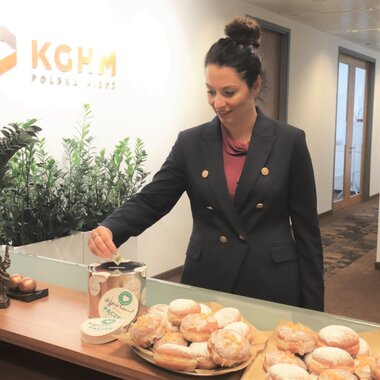 Akcja Pączek ze szlachetnym nadzieniem w KGHM