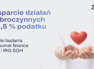  Blisko trzy czwarte gospodarstw domowych przekaże 1,5 proc. podatku na Organizacje Pożytku Publicznego 