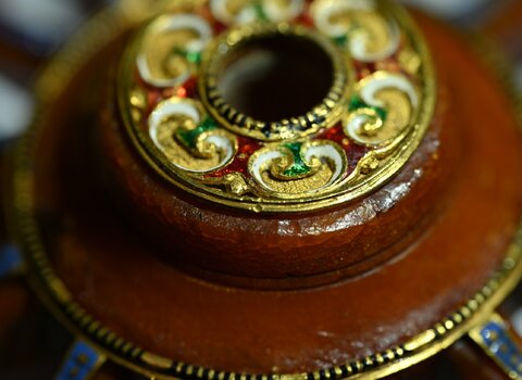 Detale eksponatu i zdobienia, fot  B  Kentzer, mat  Muzeum Gdańska  (2)