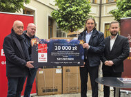 Szczecinek odebrał nagrodę w akcji „Świeć się z Energą”