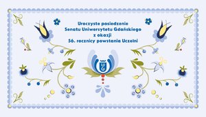 Odnowienie doktoratu prof. Józefa Borzyszkowskiego i święto Uniwersytetu Gdańskiego