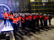 Po 359 dniach pracy tarcza TBM ‎‎„Kinga” przebiła się na drugą stronę‎