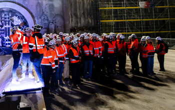 Po 359 dniach pracy tarcza TBM ‎‎„Kinga” przebiła się na drugą stronę‎