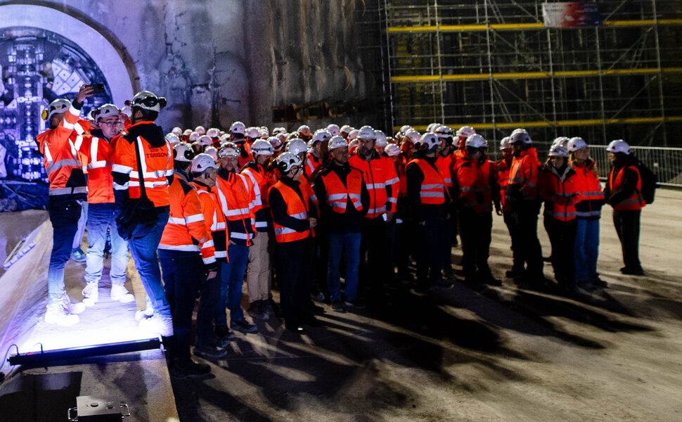 Po 359 dniach pracy tarcza TBM ‎‎„Kinga” przebiła się na drugą stronę‎