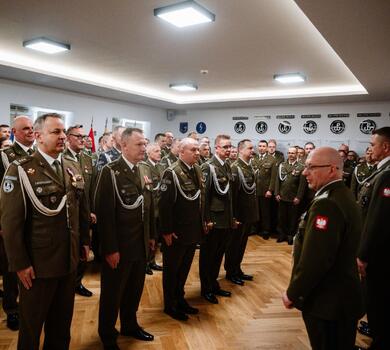 Uroczyste otwarcie sali tradycji Dowództwa Wojsk Obrony Terytorialnej 2