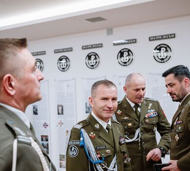 Uroczyste otwarcie sali tradycji Dowództwa Wojsk Obrony Terytorialnej 3