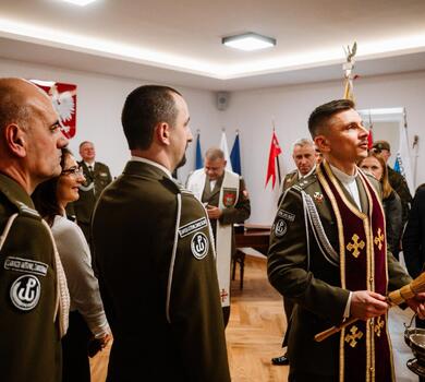 Uroczyste otwarcie sali tradycji Dowództwa Wojsk Obrony Terytorialnej 5