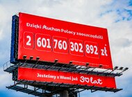 Przez 30 lat Polacy zaoszczędzili z Auchan 2,6 biliona. Licznik wciąż rośnie