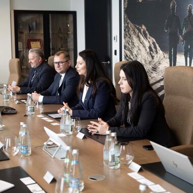 Meeting with the Prime Minister of the Canadian province of Saskatchewan