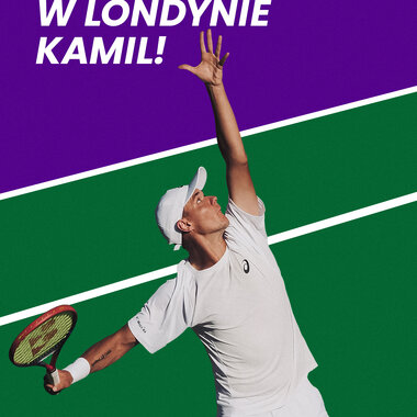 Kamil Majchrzak w Wimbledonie i US Open ze wsparciem KGHM (2)