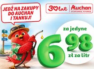  Idealna pogoda na sierpniowy wyjazd. Auchan obniża cenę Pb95 do 6,98 zł/l