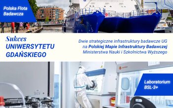 Dwie jednostki UG na Polskiej Mapie Infrastruktury Badawczej