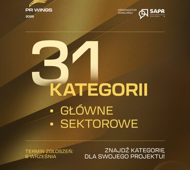 31 kategorii PR Wings 2026