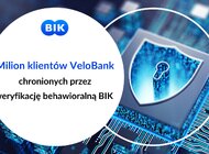 Ponad milion klientów VeloBanku korzysta z weryfikacji behawioralnej BIK