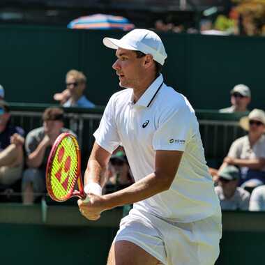 Kamil Majchrzak ze wsparciem KGHM podczas turnieju Wimbledon