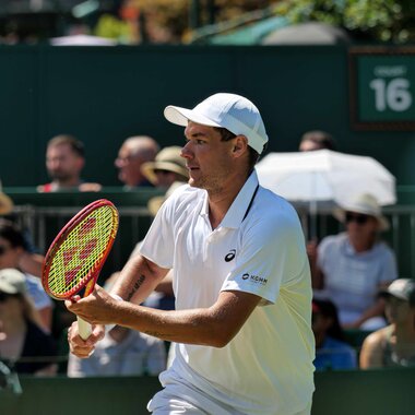 Kamil Majchrzak ze wsparciem KGHM podczas turnieju Wimbledon