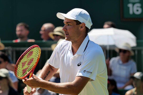 Kamil Majchrzak ze wsparciem KGHM podczas turnieju Wimbledon