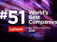 Lenovo wśród najlepszych firm świata według TIME w 2026 roku. Firma zajęła 51. miejsce 