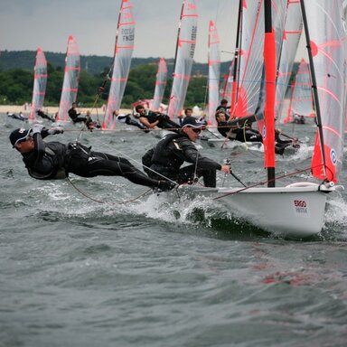 Wyścigi 29er w czasie Ergo Hestia Cup, Fot. Paula Kopyłowicz