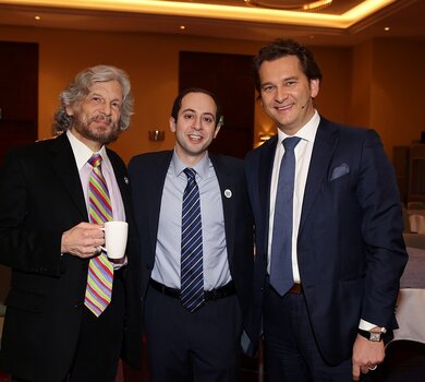 Prof. Piotr Przytuła, Matthew Tyrmand, Michał M. Lisiecki. Fot. D.Senkowski