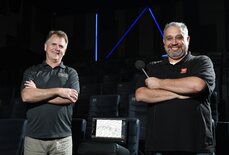 Samsung Cinema LED Screen_Harman_Paul Peace(left_Senior Manager of System Engineering_Dan Saenz(right_ Solution Manager of Cinema) (6).jpg