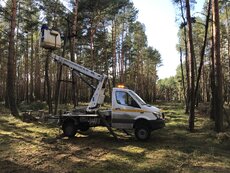 Energetycy Enei Operator przywracają zasilanie po orkanie w okolicach wsi Toporów w woj. lubuskim (3).JPG