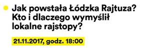 Łódzka Rajtuza - plakat