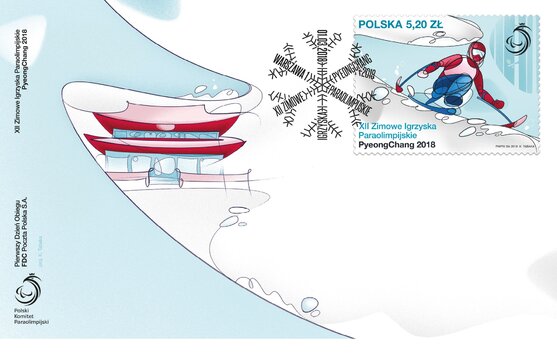 XII Zimowe Igrzyska Paraolimpijskie PyeongChang 2018 _ koperta FDC 