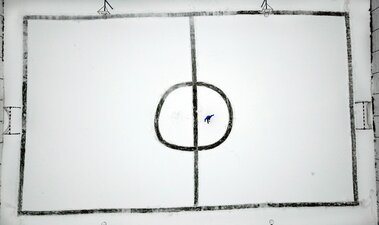 Trening feestylera footballowego K.Drzewudzkiego, założyciela szkoły trików footballowych