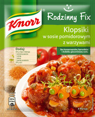 Klopsiki w sosie pomidorowym z warzywami Rodzinny Fix Knorr.jpg