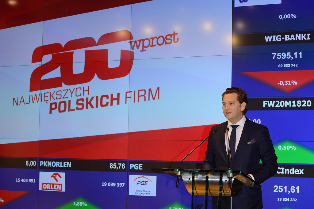 Wydawca Wprost Prezes PMPG Polskie Media SA Michał M. Lisecki.JPG