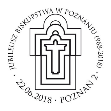 Jubileusz biskupstwa w Poznaniu (968-2018) _ datownik 