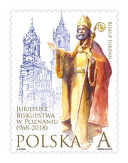Jubileusz biskupstwa w Poznaniu (968-2018) _ znaczek.jpg