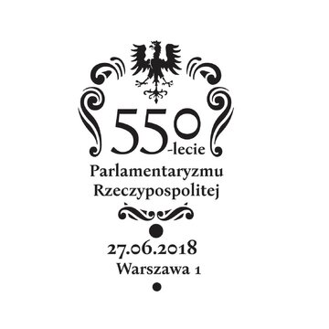 550-lecie Parlamentaryzmu Rzeczypospolitej _ datownik 