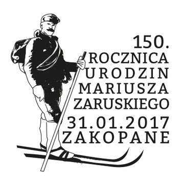 150 Rocznica Mariusza Zaruskiego _ datownik 