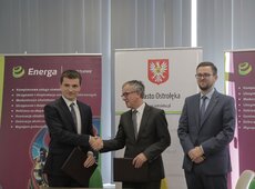 Energa Oswietlenie  i Prezydent Ostrołęki podpisanie listu intencyjnego 3.jpg
