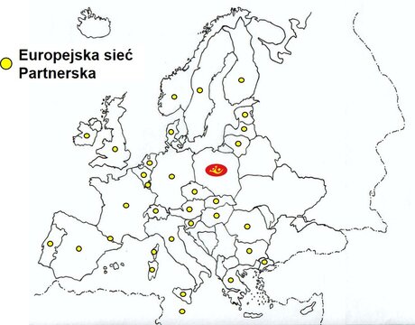 Europejska sieć partnerska _ mapka 