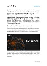 Zyxel PR_Nebula SD-WAN_WAN optimization_final.pdf